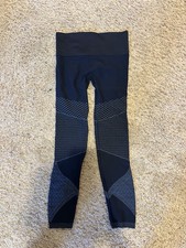 Spanx Look at Me Now Seamless Moto Leggings Navy Haze Blue Womens L