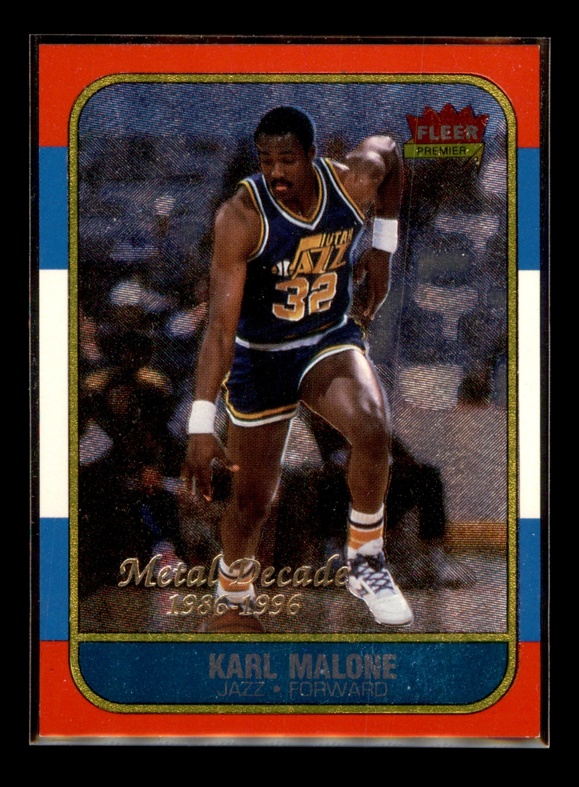 1996-97 Metal Decade of Excellence #M5 Karl Malone Utah Jazz