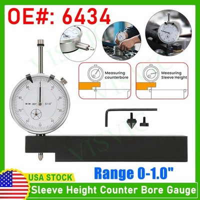 6434/Sleeve Height and Counter Bore Gauge for Diesel Engines Cylinder Bore Gauge