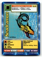 Digimon Digi Battle - Seadramon Bo-06 - 1st Ed - Series 1 Bandai
