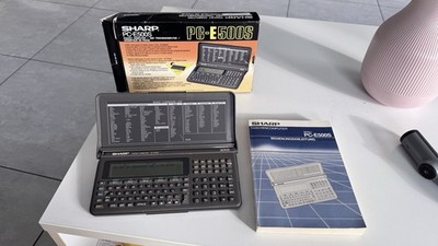 Sharp PC-E500S Retro PC      Taschencomputer 256kb?  OVP, Anleitung