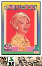 1991 Starline Hollywood Walk of Fame #244 Dinah Shore