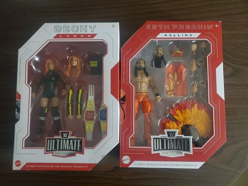 Becky Lynch And Seth Rollins Ultimate Edition Set.