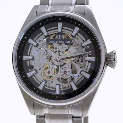 Markante Claude Bernard Proud Heritage Automatic Skeleton Herrenuhr 85307 3M GIN