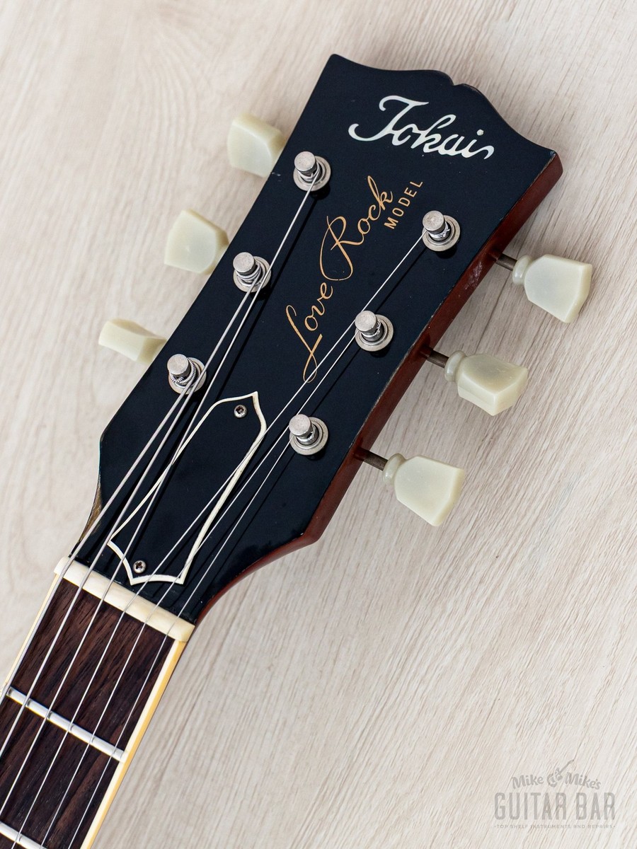 1983 Tokai Love Rock LS120 Vintage Burst Flame Top Guitar w