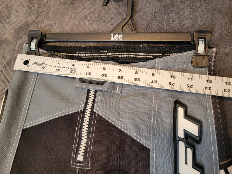 Shift 摩托车赛车裤先进技术 8/24 Dirt 自行车黑色灰色 — 第 3/4 张图片