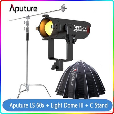 Aputure LS 60X Bi-Color LED Videoleuchte + Light Dome III Softbox + C Stand