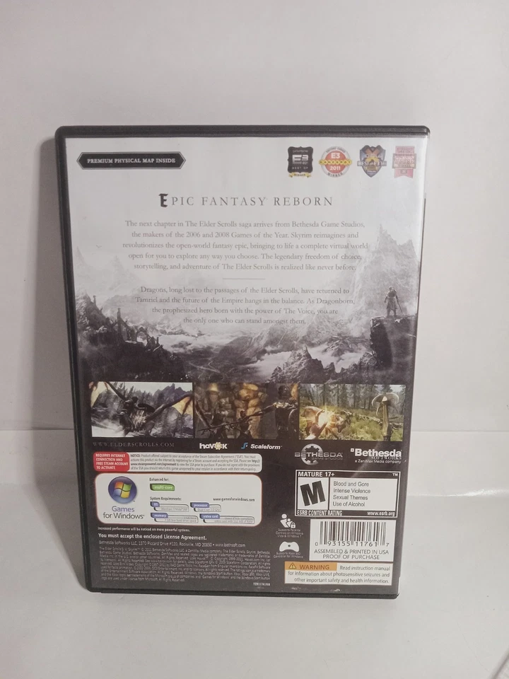 The Elder Scrolls V: Skyrim (PC DVD, Games for Windows) MAP Included - Image 2 of 4