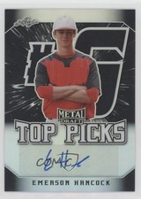 2020 Leaf Metal Draft Top Picks Black Rainbow 11/15 Emerson Hancock Auto hg6