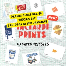 NEW & CHEAPEST – Anastasia Inciardi Mini Prints (Grand Central + NYC) Free Ship