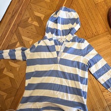Vineyard Vines Men s M Blue/White Striped Hoo...