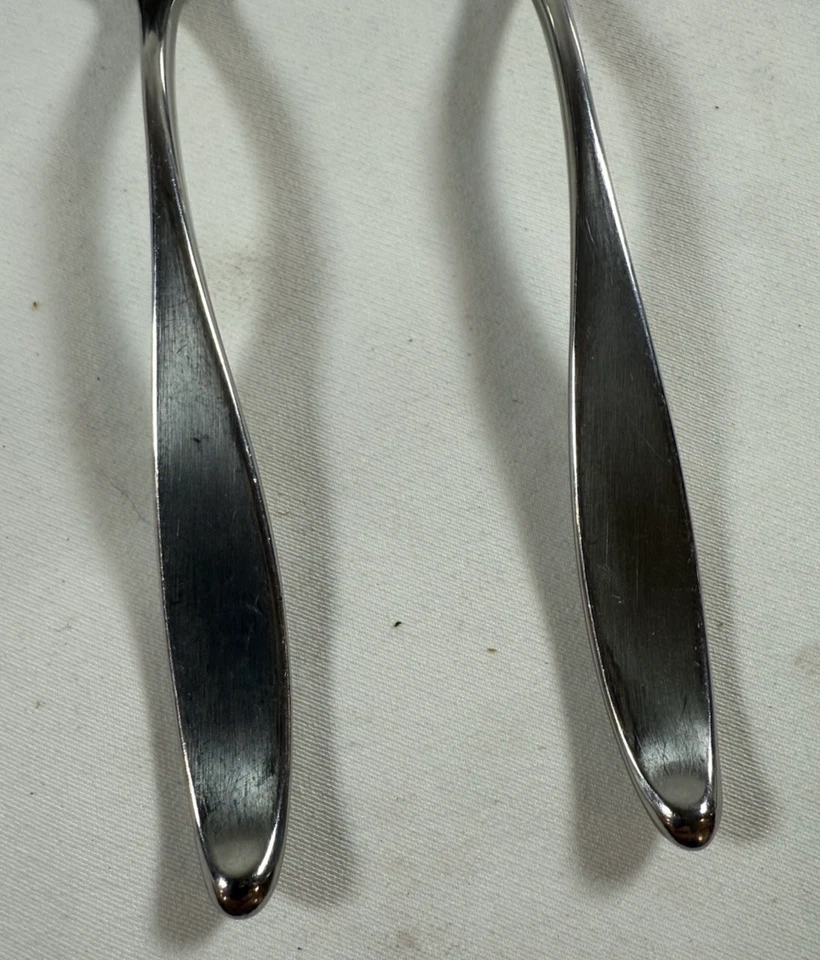 Lauffer DESIGN 2 cucharas de sopa/postre de acero inoxidable 6-1/4", lote de 6 - Alemania Foto 4 de 4