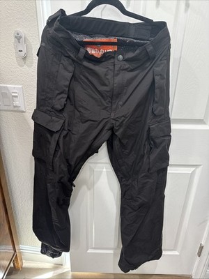 Thirtytwo Winter Ski Snowboard Black Cargo Pants Outerwear Men s Size Medium