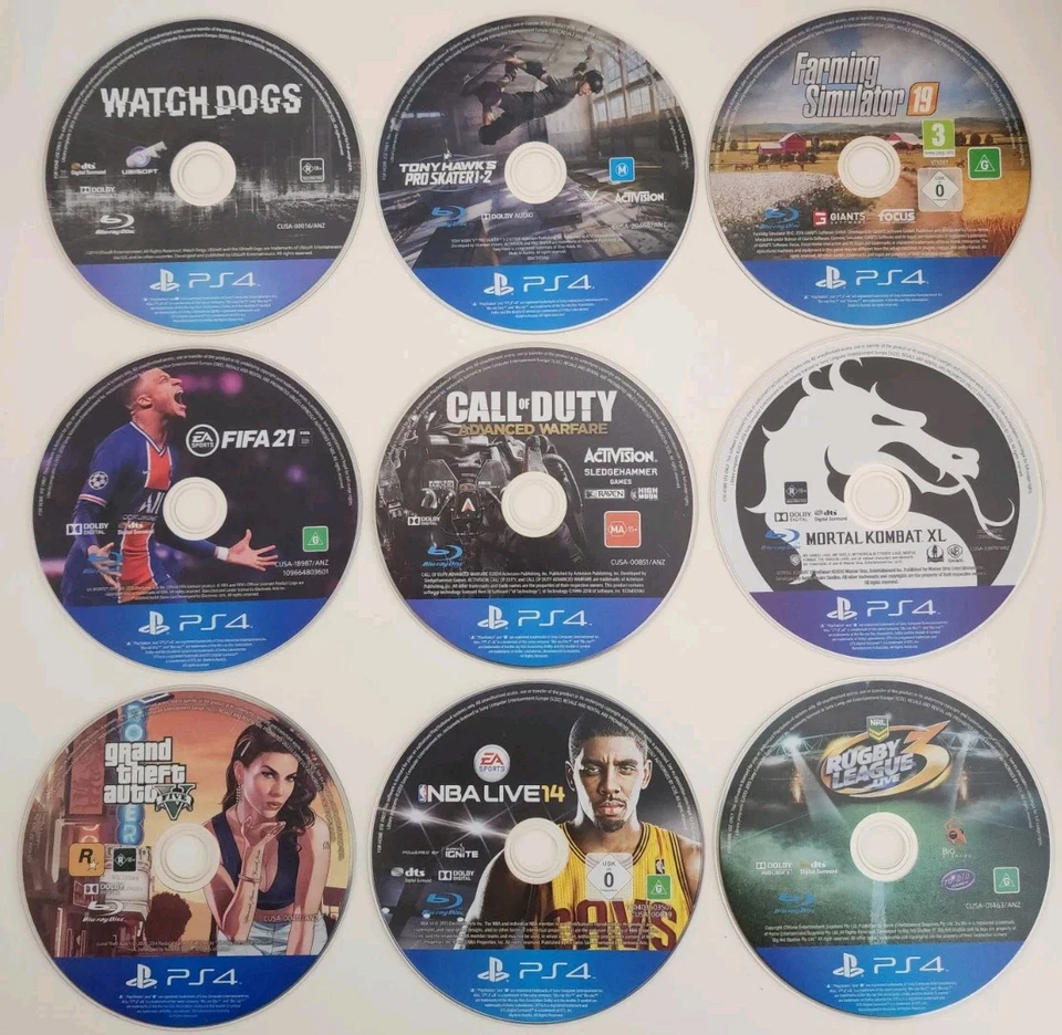 PS4 Games - Disc Only - Choose yours Playstation 4 PAL