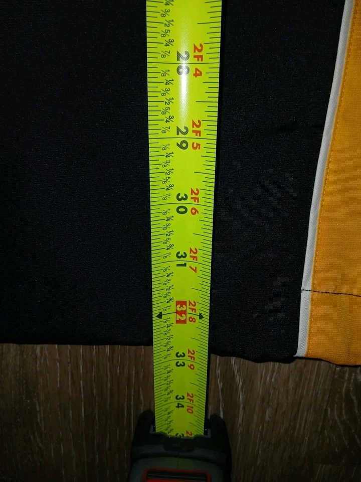 JAQUETA CORTA-VENTO ENGRENAGEM PARA ESPORTES PRETA E DOURADA COM ZÍPER TAMANHO XXL - Imagem 4 de 4