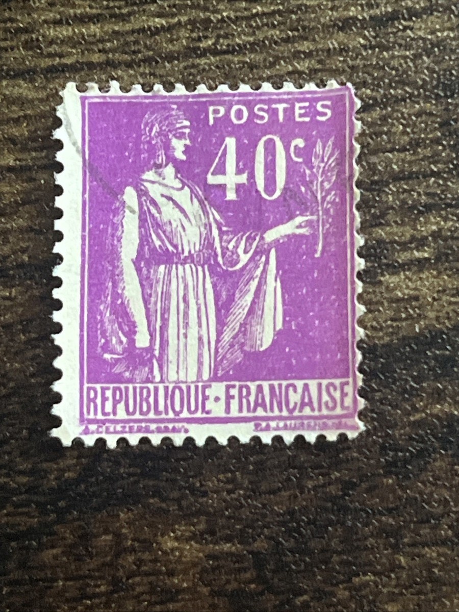 【中古】 France Traditional ,France Republique Francaise Postes 40c Stamp Very Rare Used Actual