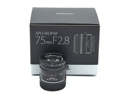 Voigtländer APO-Skopar 75mm 2.8 VM schwarz für Leica M Einzelstück #**