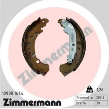 ORIGINAL® Zimmermann Bremsbackensatz Hinten für Toyota YARIS CROSS YARIS AYGO