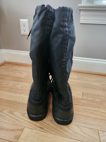 Sorel Mens SnowLion Winter Snow Boots With Liners 15" Tall Black Size 10 VGC - Picture 4 of 22