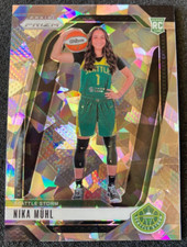 2024 WNBA Prizm #146 Nika Muhl CRACKED ICE RC Rookie SP. Seattle Storm
