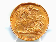 Australia.. 1900 Sydney - Half Sovereign.. Much Lustre - gEF.. PCGS AU55