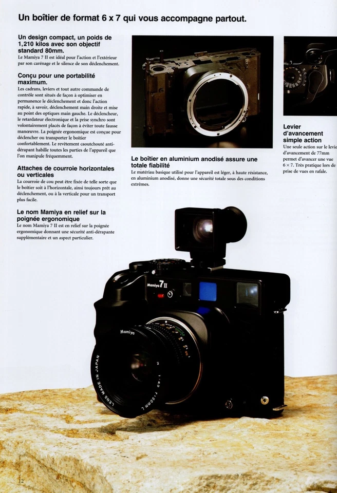 Manuel MAMIYA 7II - 24 pages - Parfait état; - Photo 2/4