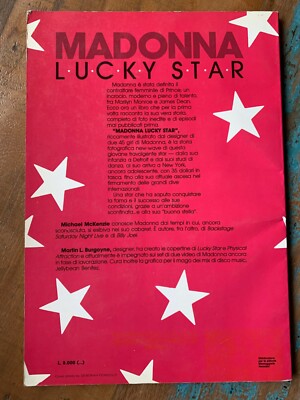 1986 MADONNA Lucky Star by Michael Mckenzie (Italian Text