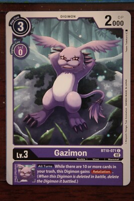 gazimon digimon card Card:Gazimon | DigimonWiki