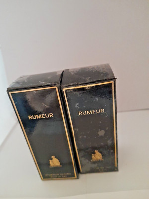 VINTAGE LANVIN ''GERÜCHT'' 2X PARFUM 7,5 ML R ECHARGE ATO PRE BARCODE