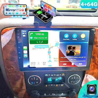 For 2007-2012 Chevrolet Suburban Tahoe Wired & Wireless CarPlay Auto Navi Radio