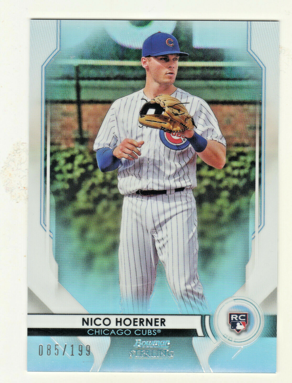 2020 Bowman Sterling ROOKIES REFRACTOR BSR-57 NICO HOERNER RC Rookie 85/199 Cubs