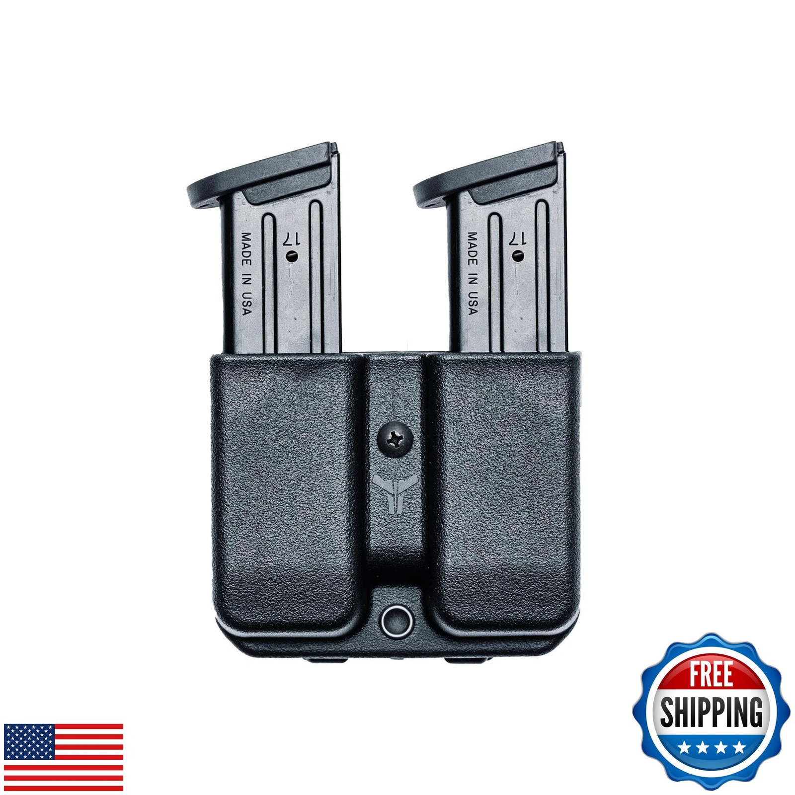 OWB Double Mag Pouch for Glock 17, 19, 22, 23 and More - USA Made - Signature-image