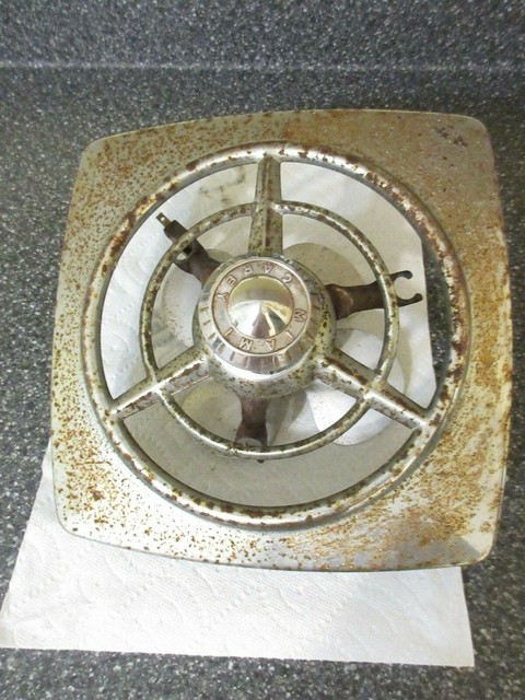 12 Vintage Miami Carey Grill Bathroom Kitchen Exhaust Fan Chrome