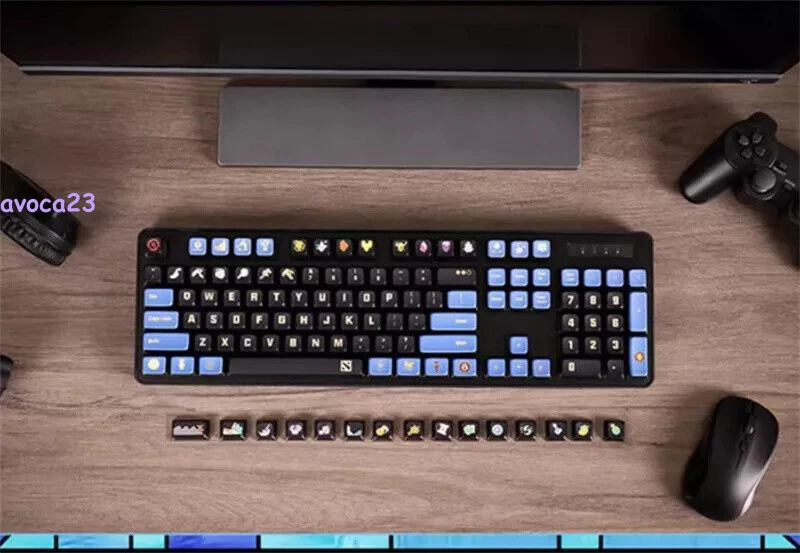 DOTA2 TI12 Theme Keycaps Official PBT 119 keys ASA Height For CHERRY MX keyboard - Image 4 of 4