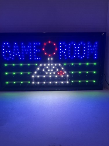 19x10 Arcade Led Light Sign Video Entertainment Game Room - Picture 2 of 10