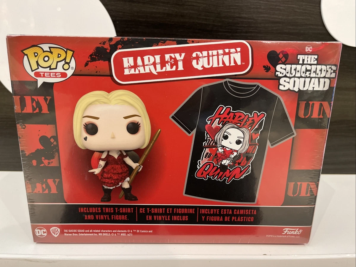 Funko Pop The Suicide Squad Harley Quinn Diamond Target XL T Shirt Bundle eBay