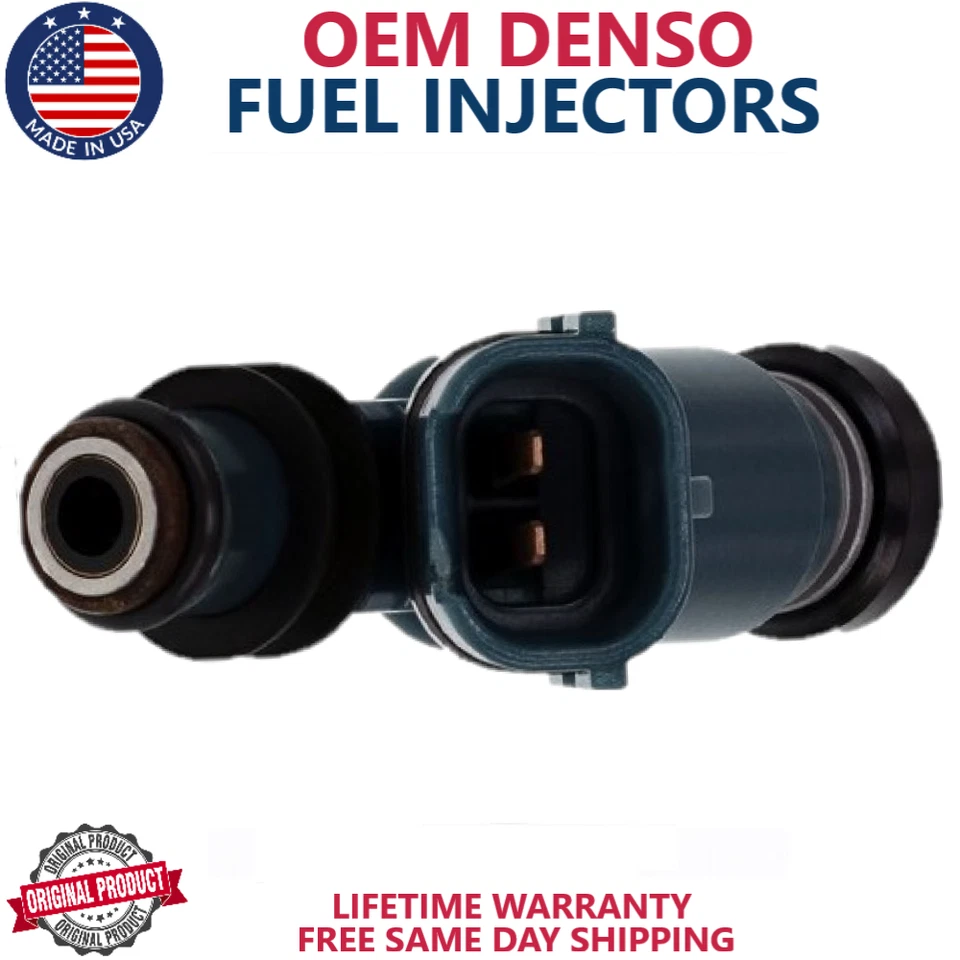 Inyectores de combustible nuevos x8 OEM DENSO para Lexus LX470 1998-2005 4,7 L V8 #23250-50040 Foto 3 de 4