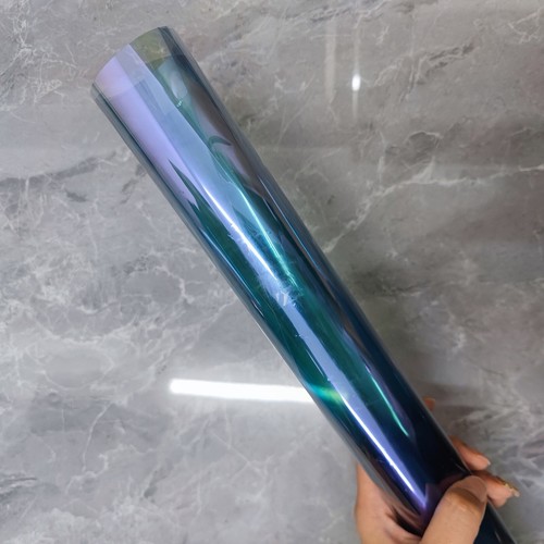 73.8%VLT Chameleon Blue Car Side Front Window Tint Film Sticker Solar Wrap 1Mx3M - Picture 16 of 21