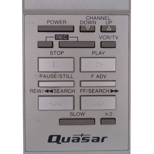 Control remoto VCR original de fábrica Quasar VSQS0338 para Quasar VH5154YQ - Imagen 2 de 6