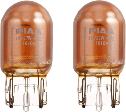New PIAA Turn signal Halogen Bulb T20 Single Orange 2 pieces 12V/27W H-646 Japan - Picture 2 of 6