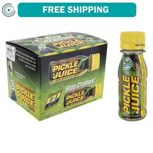 Pickle Juice Company Extra Strength Shots AntiCramping Dill Box of 12