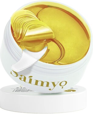 24K Gold Under Eye Mask 60PCS Collagen Gel Patches for Puffy Eyes & Dark Circles