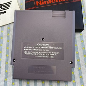 Nintendo Top Gun NES Cartridge Manual and Protective Sleeve TESTED