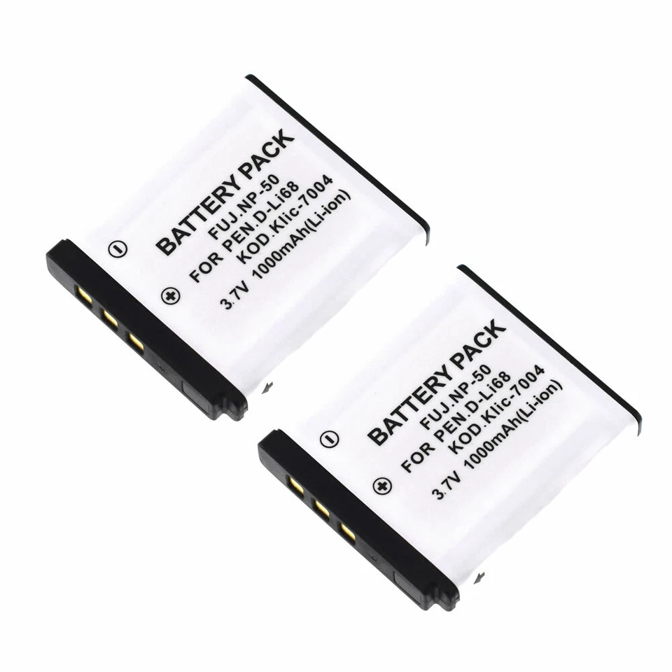 Bateria 2X para Fujifilm NP-50 NP-50A XF1 X10 XP100 XP150 XP170 S12 XF1 F1000EXR - Imagem 2 de 4