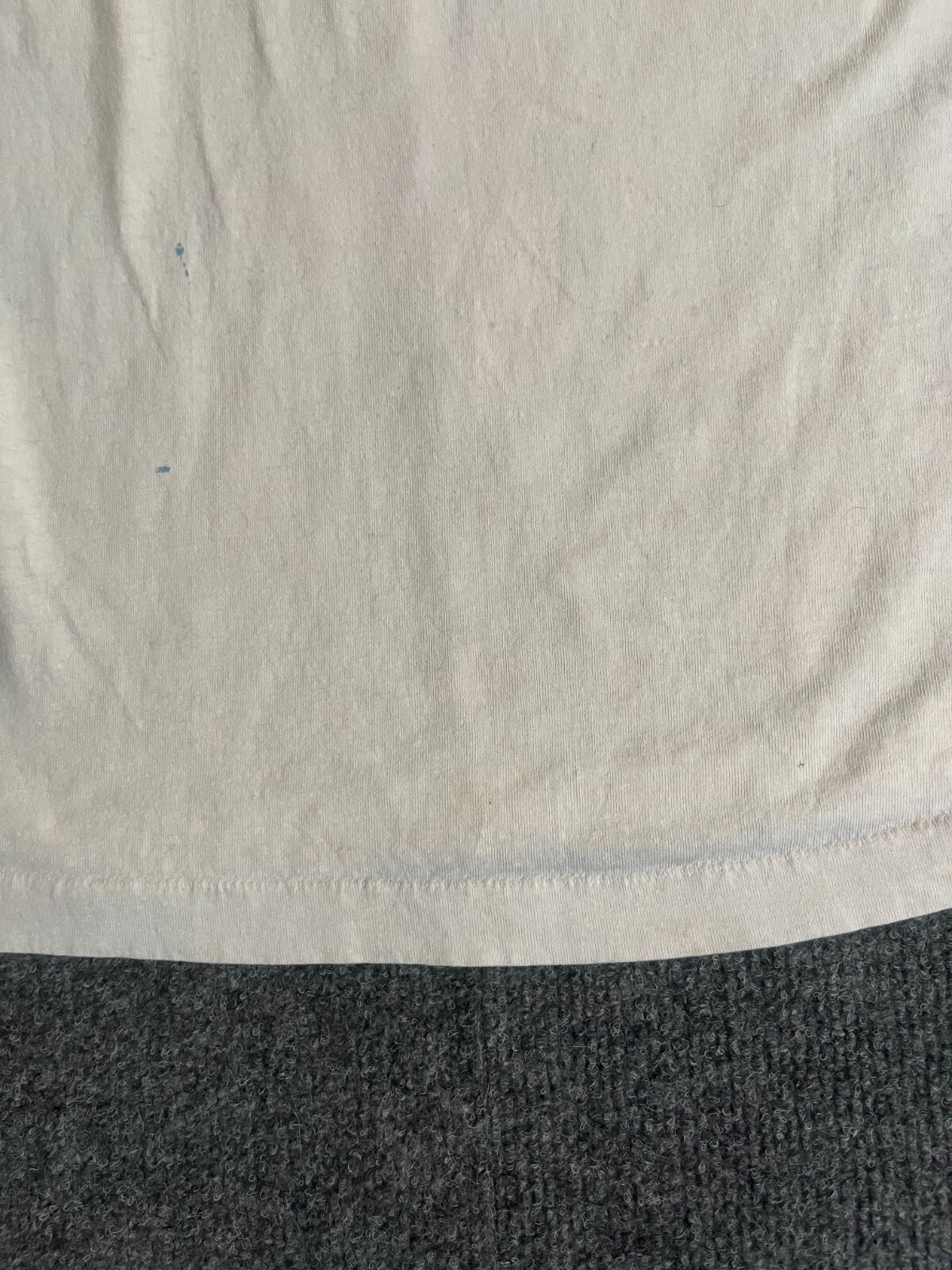 camicia pompiere vintage fila pattino XL LA anni 80 punto singolo invecchiata manica corta