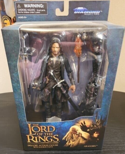 Diamond Select Lord of the Rings Aragorn Deluxe Action Figure CASH FRESH SERIES3 - Picture 1 of 2