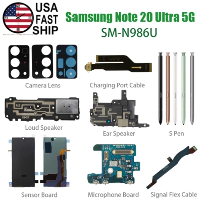 S Pen Buzzer Camera Lens Microphone For Samsung Galaxy Note 20 Ultra 5G SM-N986U