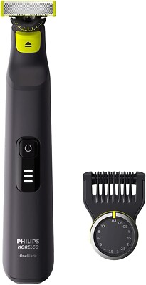 Philips QP6531/70 OneBlade 360 Pro Hybrid Electric Trimmer, Black