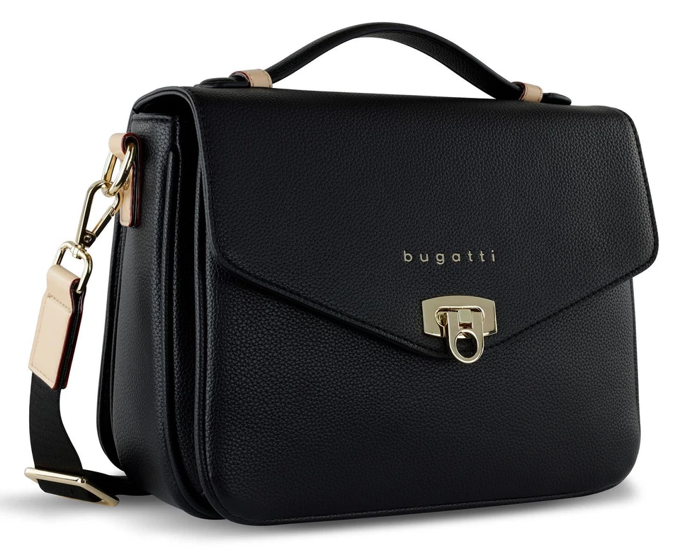 bugatti Ella Classic Bag Schultertasche Tasche Black schwarz Neu - Bild 2 von 4