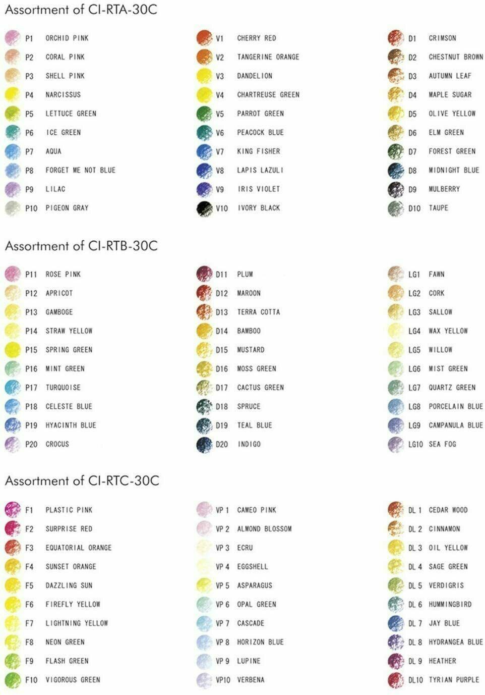 【NEW・F/S】 Tombow Coloring Pencil Irojiten No.1-3 Complete Set 90 Pencils #063